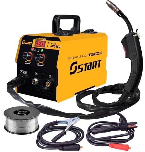 Máquina de Solda Inversora 160A 3 em 1 Sem Gás