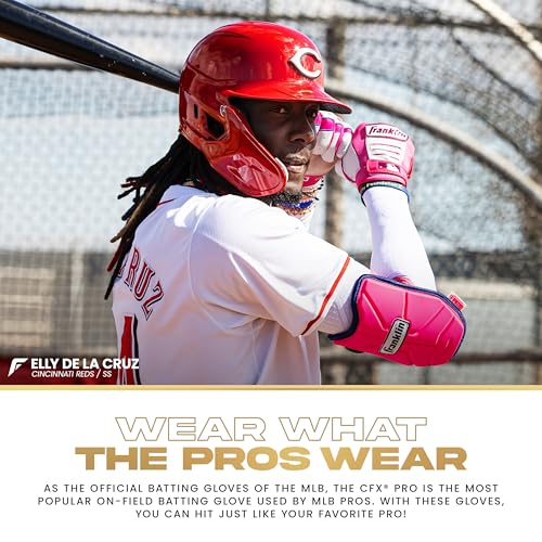 image for Franklin Sports MLB Baseball Batting Gloves - CFX Pro Adult + Youth Ba