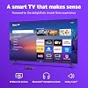 تلفزيون Roku الذكي مقاس 55 بوصة من سلسلة Select، تلفزيون 4K HDR تلفزيون Roku مع جهاز تحكم عن بعد صوتي محسن وشاشة مسطحة وتلفزيون LED مع Wi-Fi لبث الأخبار المحلية المباشرة والرياضة والترفيه العائلي
