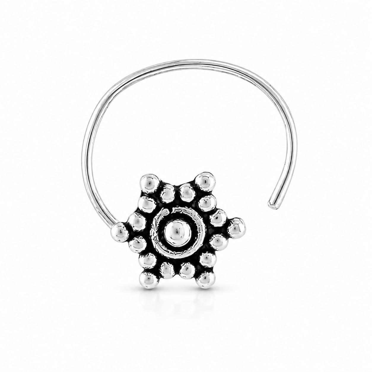 925 Sterling Silver Nose Ring Nose Pin for Women - Elegant Nose Piercing Jewelry-image-27