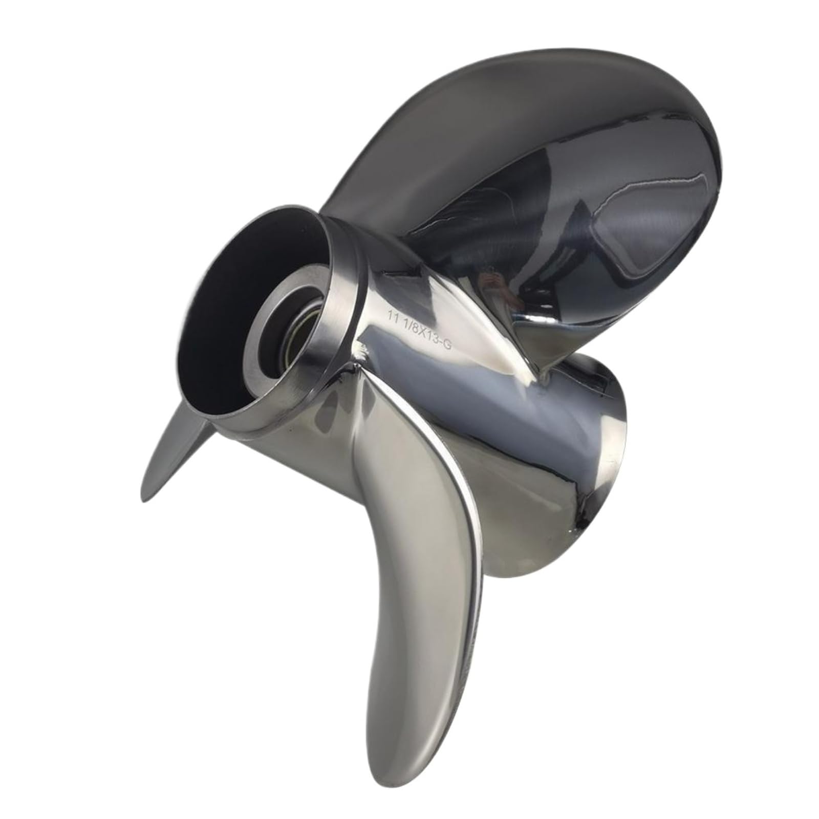 Generico Compatibile for Yamaha 25-60HP Marine Fuoribordo Elica in Acciaio Inossidabile 11 5/8X11-G 11 3/8X12-G 11 1/8X13-G 1/4X14-G 11X15-G 10 1/4X16-G