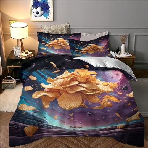 Housse de couette 3D microfibre lavable machine drap de couette 240cm