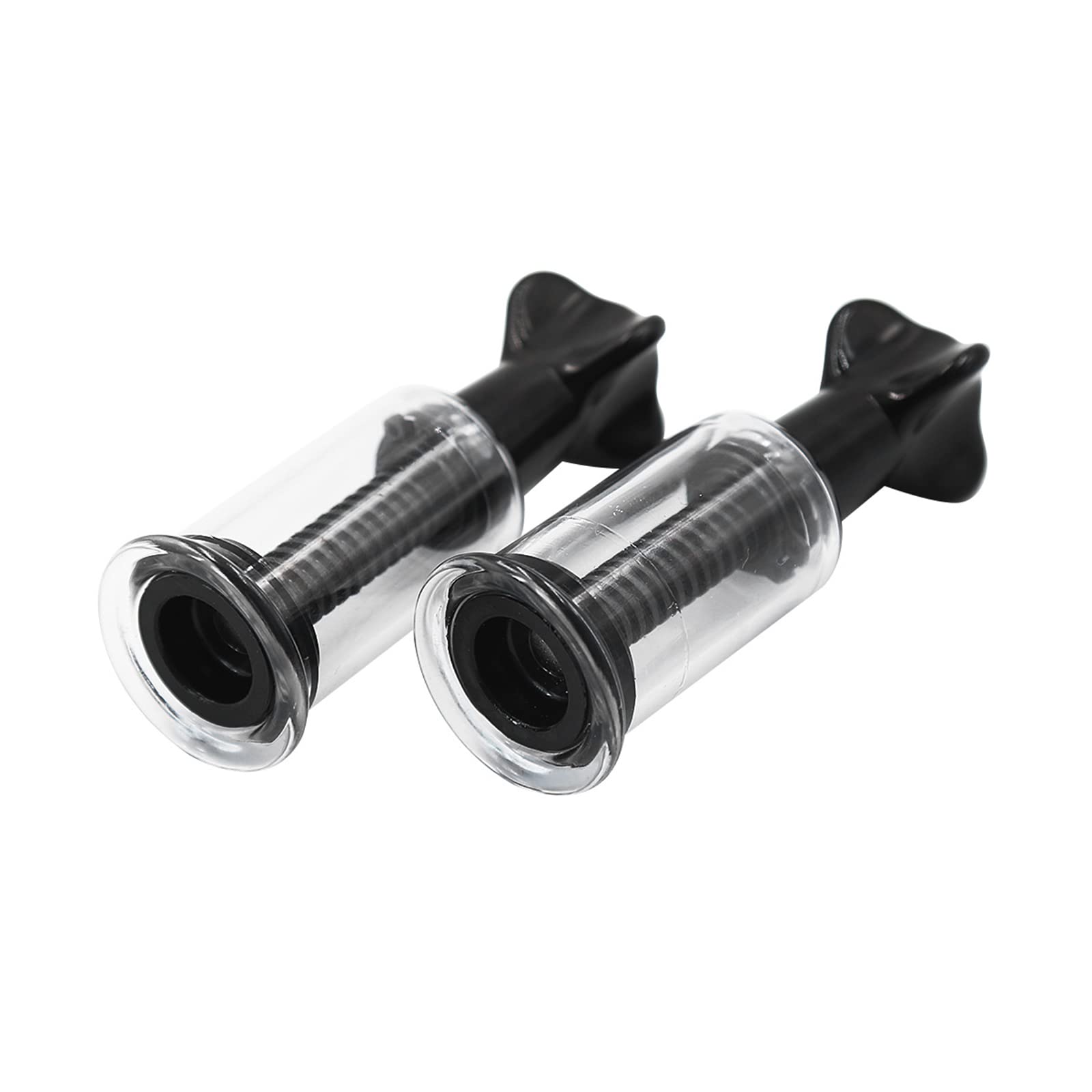 Ventouse de mamelon extra forte 3 tailles disponibles Ventouse de mamelon Stimulation mammaire Jouet sexuel transparent et visible Clitoris Sucker Tire-lait pour femmes couples (le noir, M)