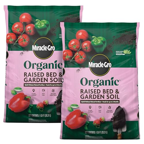 Miracle-Gro Organic Raised Bed & Garden Soil 2-Pack