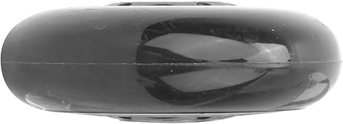 Miniatura 5 de Garosa Rueda giratoria de 3 pulgadas con rodamiento 608ZZ 2.992x0.945x0.315 in Silenciosa Negro Transparente PU Rueda de repuesto para carrito de