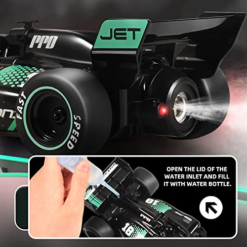 Image of DOLIVE F1 Remote Control Car, 1:18 Rc Car for Boys Toys Age 6-8, Model RC Drift Cars Display Scale High-Speed Fast Hobby Racing Batteries Rotating Toy, Birthday Gift for Ages 8-13