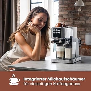 Macchina per espresso ProfiCook® 2 in 1 per caffè in polvere e capsule compatibili Nespresso - macchina con portafiltro da 20 bar - con sistema del latte per caffè e cappuccino - PC ES 1266