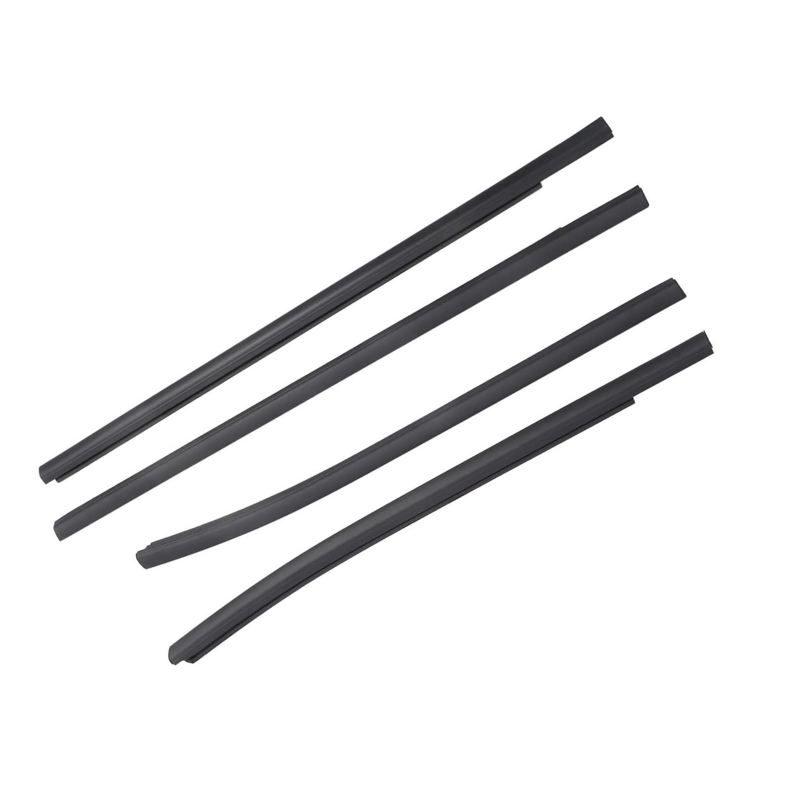 4PCS Car Door Window Weatherstrip AB3Z2625554F Sealing Strip Trim for Ranger PX2 PX3 for Wildtrak for Raptor XLT XL ATGCBCAUF