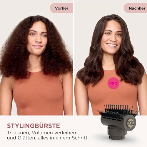 Shark SpeedStyle Pro Flex Haartrockner, 4 Styling-Aufsätze, Mokka-Silber – Ansicht 5