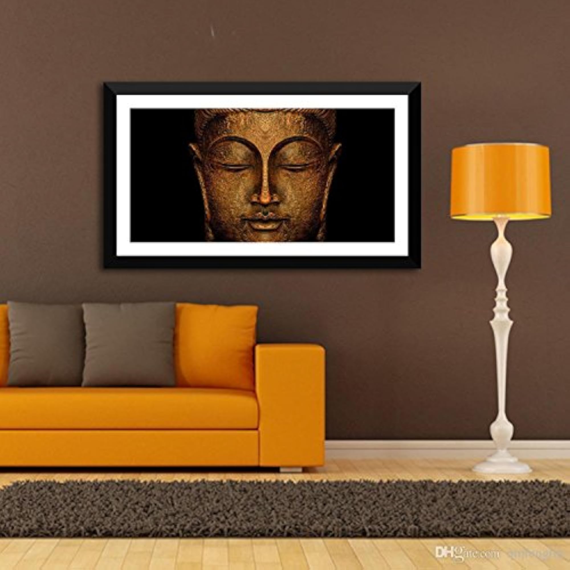 Divine Buddha 2 - Large Poster Framed