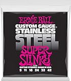 Ernie Ball Super Slinky - Cuerdas para guitarra eléctrica, entorchado...