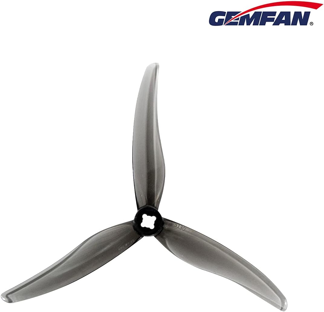 Gemfan SL 5130 3-Blade Props Compatible 2004-2203 Brushless Motor for Freestyle and Light Weight FPV RC Quadcopter Drone 16pcs 8CW 8CCW
