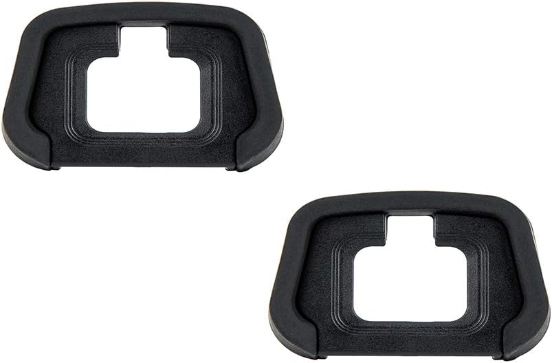 Camera Eyecup Eyepiece Viewfinder for Nikon Z7 II, Z7, Z6 III, Z6 II - Soft Silicone Extended Design - 2 Pack
