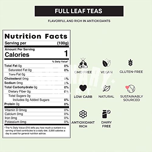Té verde hoja entera natural 33 lb a granel miniatura 5