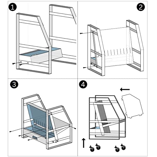 Laptop Charging Station - 10-Slot Laptop Storage Rack For Multiple Laptops - Organize And Charge Your Laptops, Ipad, And Chromebooks With Ease - Chromebook Charging Station With Wheels #TOP6