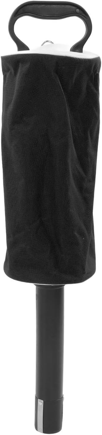Golf Ball Retriever with Detachable Plastic Tube, Golf Ball Pickup Bag for Outdoor Practice, Large Capacity Holds Up to 80 Balls, Rubber Handle and Nylon Bag for Easy One - Hand Op