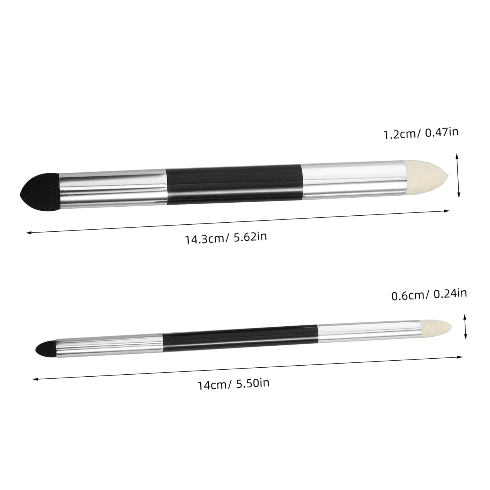 KALLORY Eva Material Sketching Eraser Double Heads Paper Blending Stumps for Artists