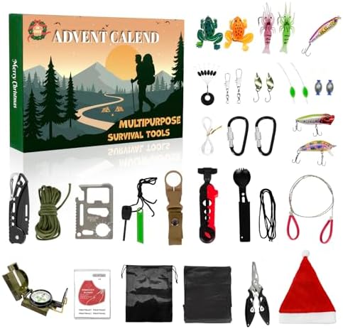 2025 Survival Kit Advent Calendar for Men - valentines day gifts ...