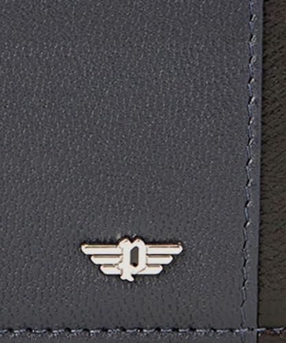 Image of Police Bosco Wings LITE Trifold Wallet-Navy /Black