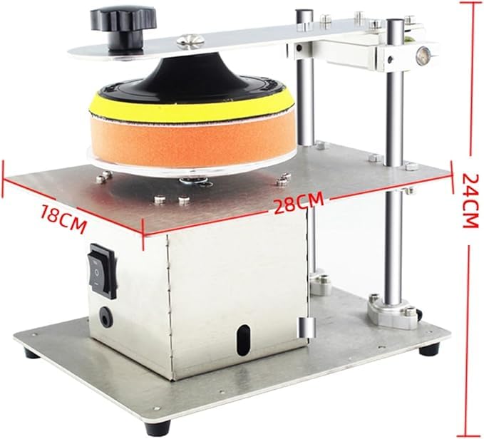 DVD/CD Disc Reparatur und Poliermaschine mit 7-Gang-Steuerung und Edelstahlgehäuse für effektive Kratzerentfernung und Datenwiederherstellung