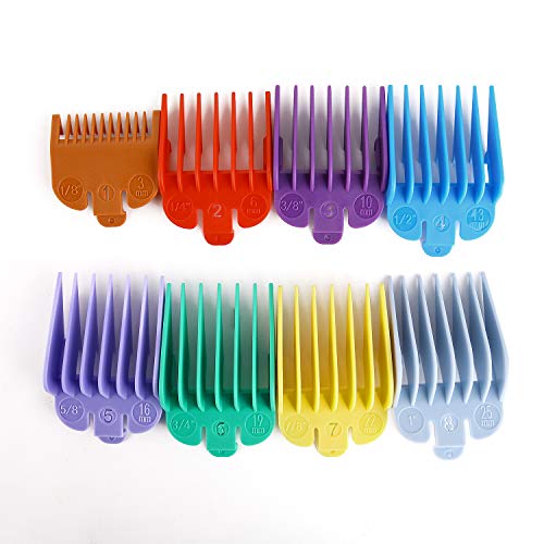 color coded cutting combs