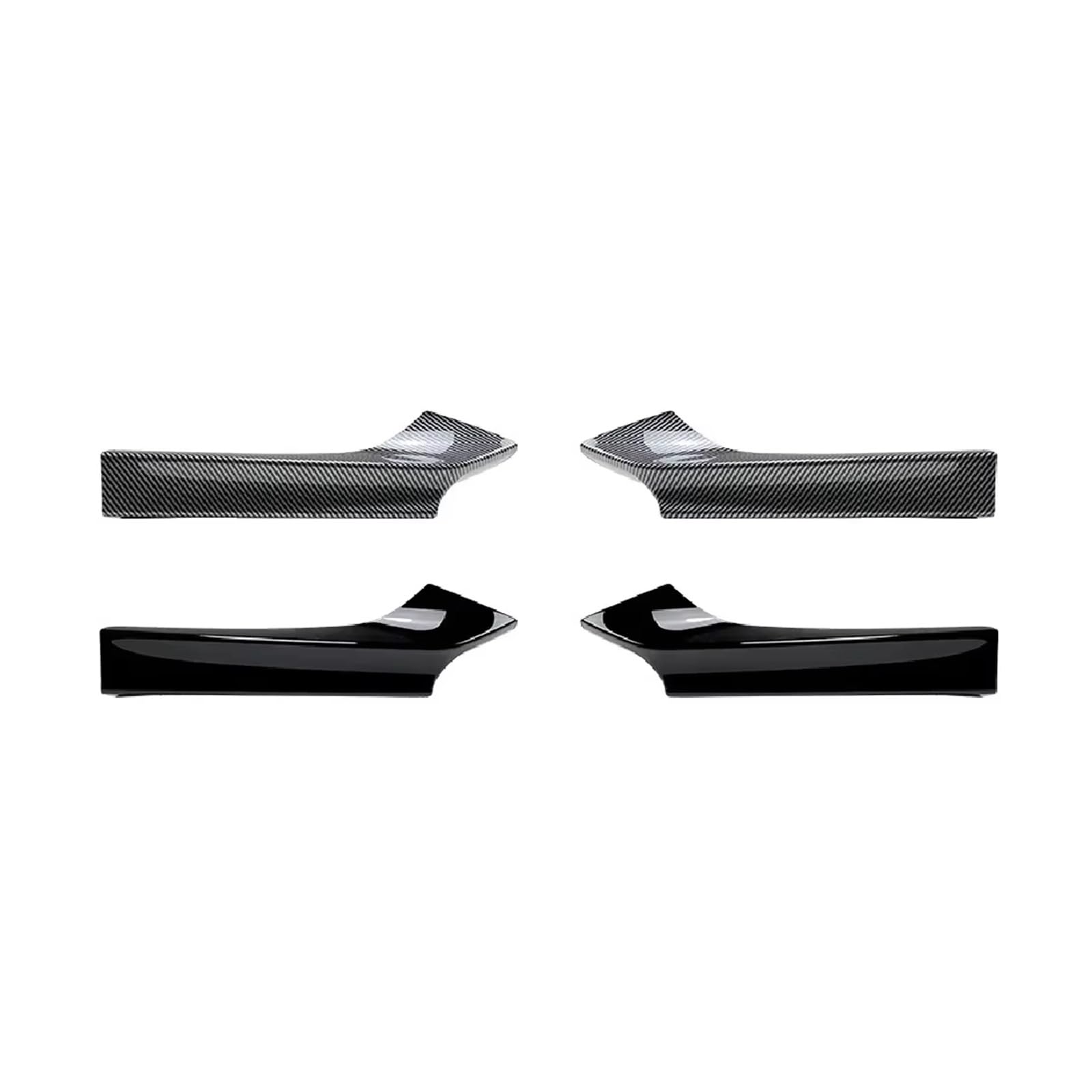 Frontspoiler Frontlippe Für 2 Serie Für F22 Für F23 Für M235i Für M240i Für 220i 228i 230i Für M Für Sport 2014-2022 Frontschürze Seite Lip Frontstoßstange Spoiler(Glossy Black)