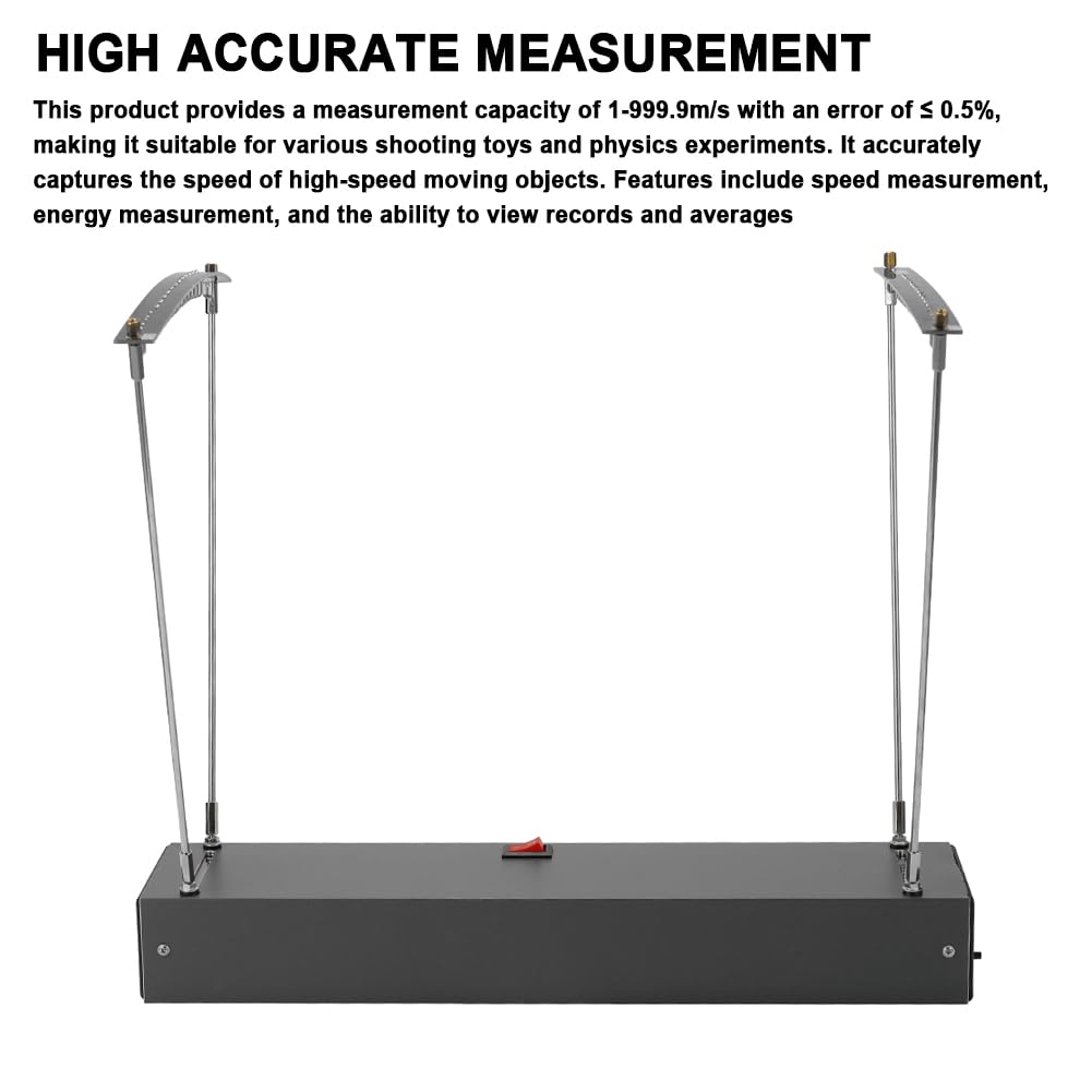 Hancaner Velocimetry Geschwindigkeitsmessgerät Pro mit Baldachin und WiFi 30–9999fps,hochpräziser Geschwindigkeitsmesser in WiFi-Version, unterstützt 20 Datenspeichersätze