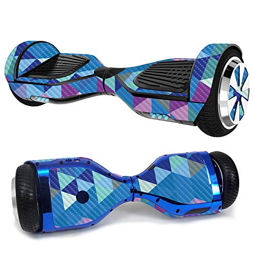 MightySkins Carbon Fiber Skin for Ultra Hoverboard - Purple Kaleidoscope | Protective, Durable Textured Carbon Fiber Finish | Easy to Apply, Remove, and Change Styles | Made in The USA