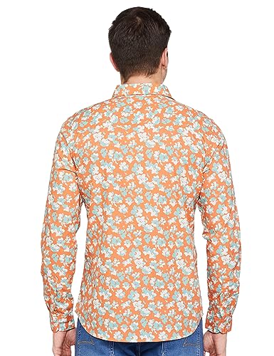 Image of KETCH Men Slim Fit Printed Full Sleeve Shirt