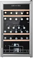 Adega Climatizada 33 Garrafas Dual Zone Eos Premium Compressor Eac33im 110v