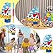 Hungdao Toy Inspired Birthday Piñata for Kids Cartoon Cow Number Piñata Decorations Summer Cartoon Story Game with Stick Red Scarf Blue Sky Cloud Boys Girls Baby Shower Farm Party Favor(Number 4)