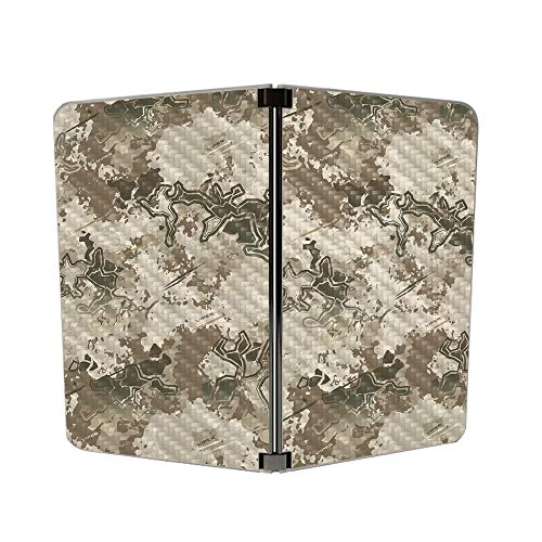 Image of MightySkins Carbon Fiber Skin for Microsoft Surface Duo - Viper Western | Protective, Durable Textured Carbon Fiber Finish | Easy to Apply | Made in The USA