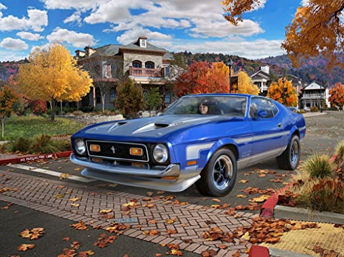 Revell Modellbausatz I 71 Mustang Boss 351 I mehrteiliger V8 Motor I 120 Teile I Maßstab 1:25 I für Kinder und Erwachsene ab 12 Jahren