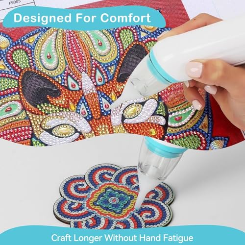Bolígrafo de pintura de gemas ergonómico para evitar el cansancio al diseñar 8