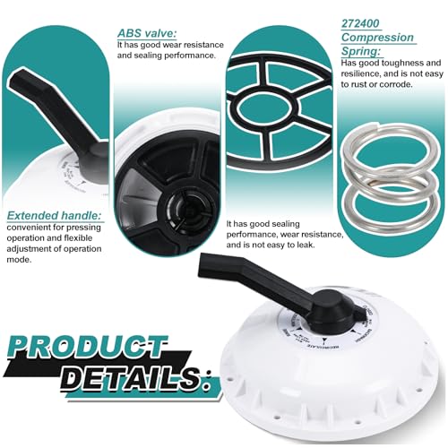 Image of 272422 Valve Top Assembly Compatible with Pentair 2-inch Hi-Flow Valves Replace 261049 261142 261050, Switcher Seal and Compression Spring Included
