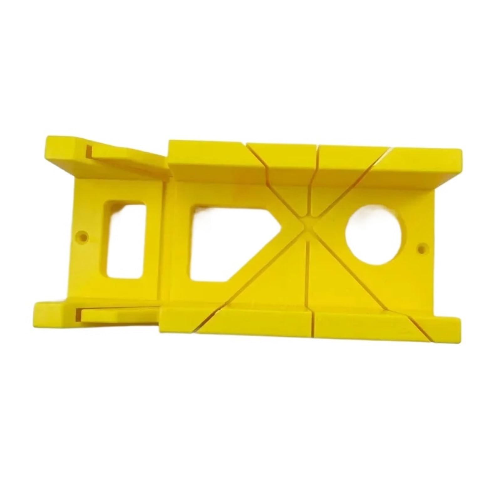 Dhyuacn Color 1 Mitre Saw Box Multi Angle Diagonal Saw Cabinet Clip Back Cutting Tool Woodworking Mitre Box Gypsum Oblique(Color 1)