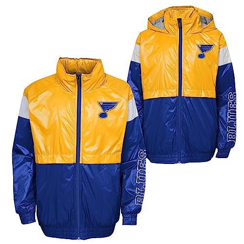 Outerstuff NHL St Louis Blues Youth Boys Windbreak Medium (10-12)