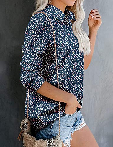 Image of Magritta Long Sleeve Shirts for Women Fashion Button Down Blouse Tops