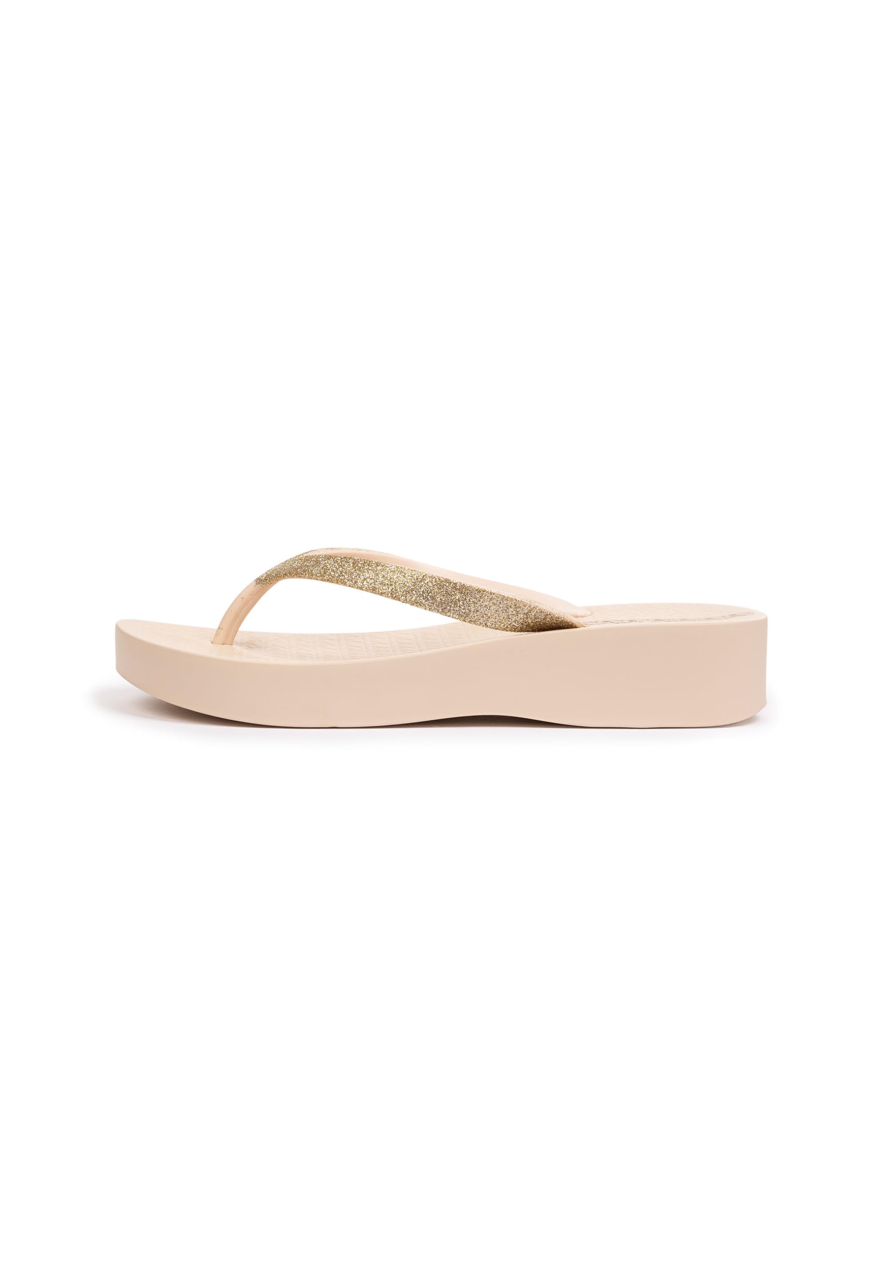 Ipanema MESH CHIC PLAT FEM, Flip-Flop, BEIGE/GLITTER,