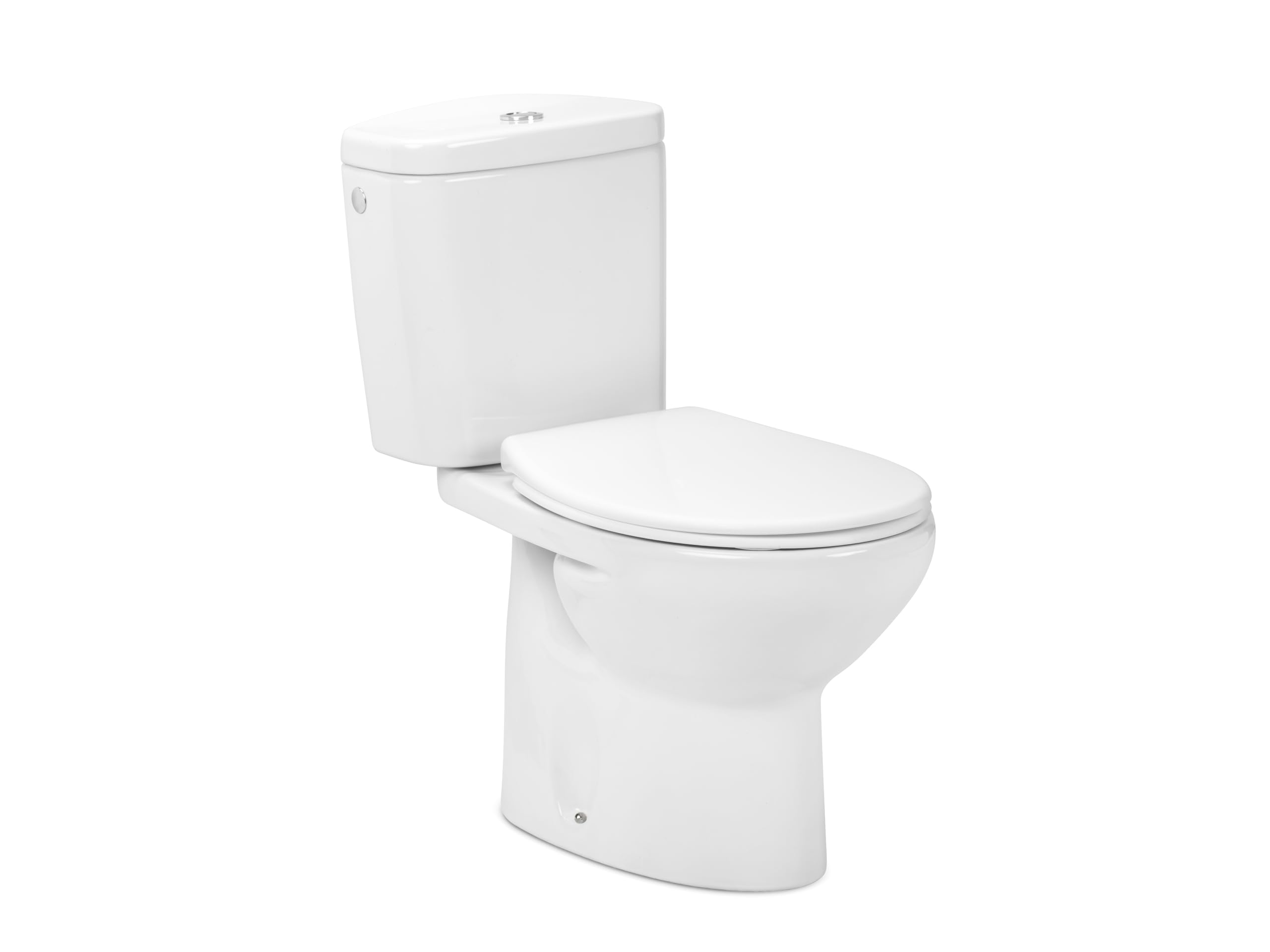 TATAY Tavoletta WC Universale con Chiusura Ammortizzata 37x44,5 cm Bianco Modello Golf