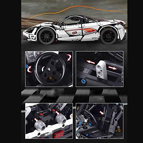 n.g. Home Decor Technic Car McLaren 720s Building Set 1:8 2.4Ghz RC Sport Car Construction Model 3149Pcs Building Blocks… – Bild 4