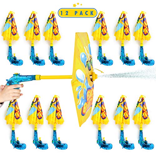 Toyrifik Emoji Umbrella Water Guns - Water Soaker Blaster Toy Gun Party Favors for Pool and Beach Parties for Adults and Children - 1 Dozen