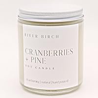 Vista 26 de River Birch Candles - Vela perfumada de almendra + miel, velas de soja de alta calidad, totalmente naturales, no tóxicas, 8.5 onzas, 40 horas