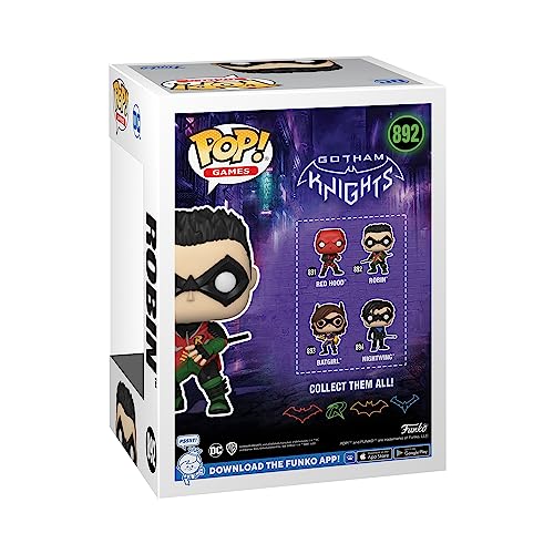 Funko Pop! Games: Gotham Knights - Robin - Batman - Collectable Vinyl Figure - Gift Idea - Official Merchandise - Toys for Kids & Adults - Video Games Fans - Model Figure for Collectors and Display Funko Pop! Games: Gotham Knights - Robin - Batman - Collectable Vinyl Figure - Gift Idea - Official Merchandise - Toys for Kids & Adults - Video Games Fans - Model Figure for Collectors and Display