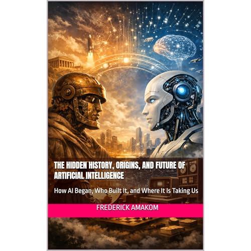 THE HIDDEN HISTORY, ORIGINS, and FUTURE of ARTIFICIAL INTELLIGENCE Audiolibro Por Frederick Amakom arte de portada