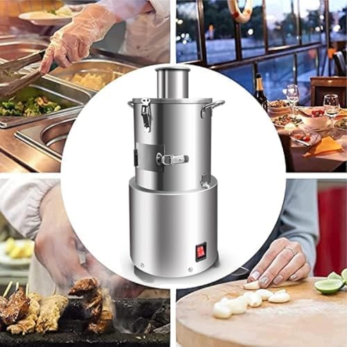 Electric Professional Garlic Peeler, Stainless Steel Automatic Garlic Peeling Machine with Radiator, for Household and Commercial Use