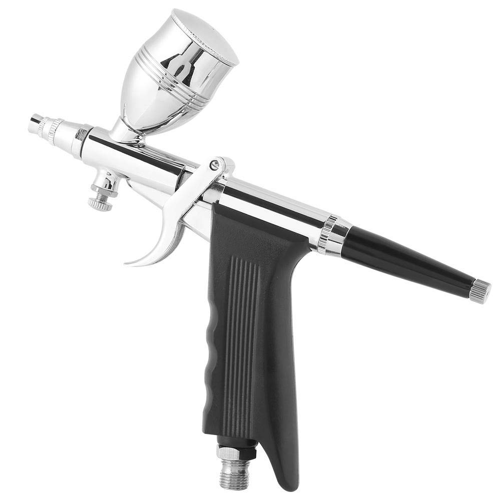 Dioche Juego de aerógrafo, aerógrafo de diseño dividido con adaptador de 0,3 mm, 0,5 mm, 0,8 mm, adecuado para modelos de color, ropa de cuero, pintura de coche