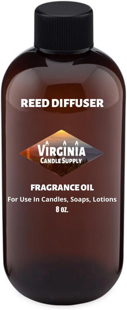 Reed Diffuser Base UnScented - 8 oz Bottle Transforms Fragrance and Essential Oils Into Reed Diffuser Oils.