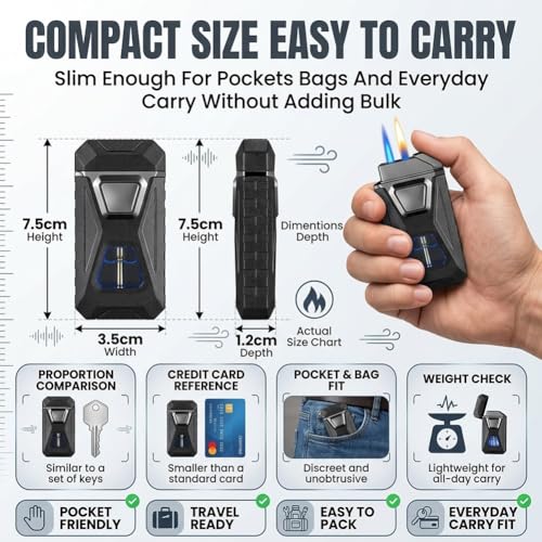 Encendedor dual con voz activada USB recargable miniatura 5