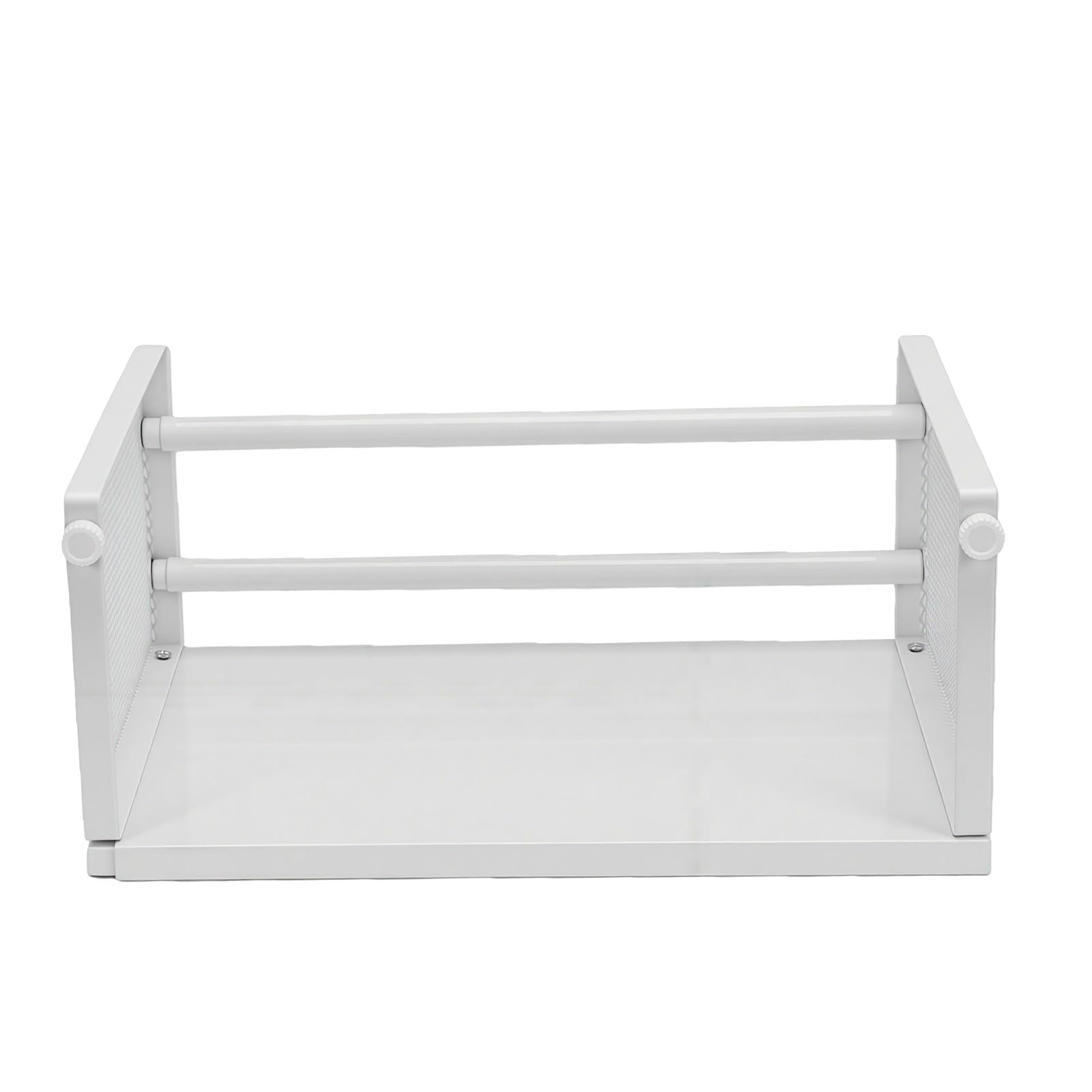 ANGGREK Organizer Regolabile da Scaffale Sotto Armadio, Portatazze in